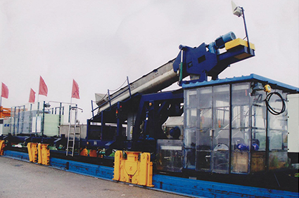 我公司研发的混凝土浇筑机通过判断 