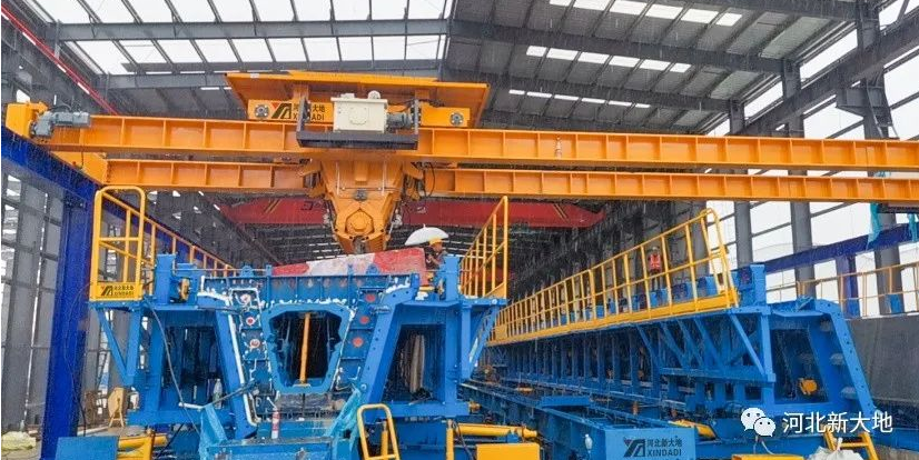 河北拉斯维加斯9888助力湖北省首个全装配式桥梁智慧预制构件场投产